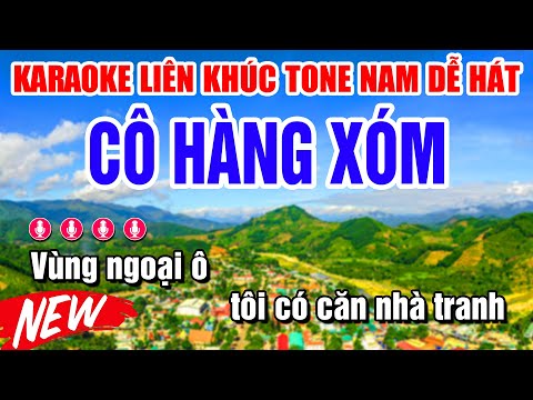 Liên Khúc Karaoke Nhạc Sống Bolero | Cô Hàng Xóm – Bài Xa Kỷ Niệm