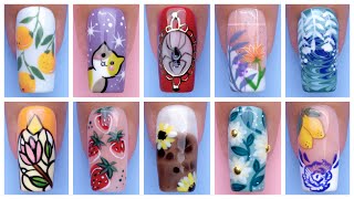 12+ Beautiful Nails Art Ideas For Beginners | New Nails Design Trends | Nail Art
