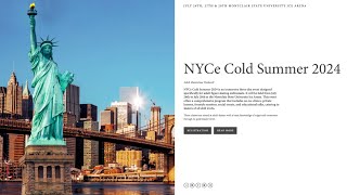 NYCe COLD SUMMER 2024 - Adult Master Class Weekend