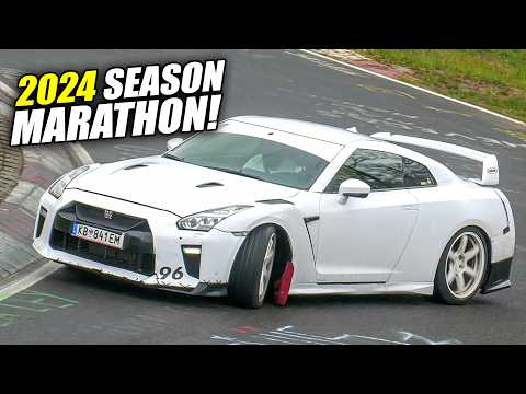 NÜRBURGRING 2024 MARATHON! Highlights Nordschleife Touristenfahrten Season 2024