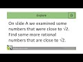 Understanding Irrational and Rational Numbers