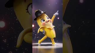 Banana dance with micheal jackson music #ai #aidance #babycute #babydance