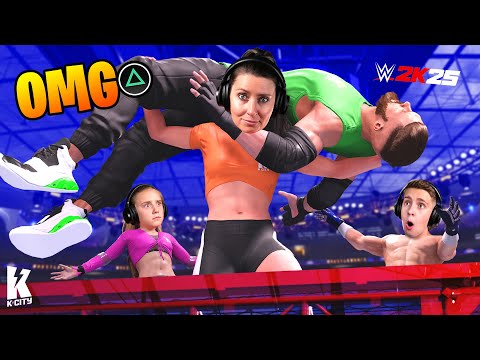 #1 Contender Match (1v1v1 Family Battle in WWE 2k25)