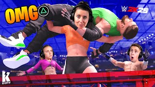 #1 Contender Match (1v1v1 Family Battle in WWE 2k25)