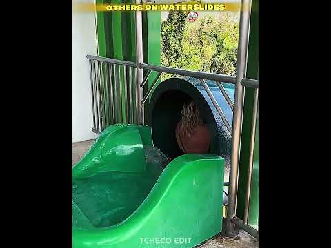 He forgot how slides work ☠️😂