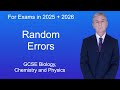 Understanding Random Errors in Experiments