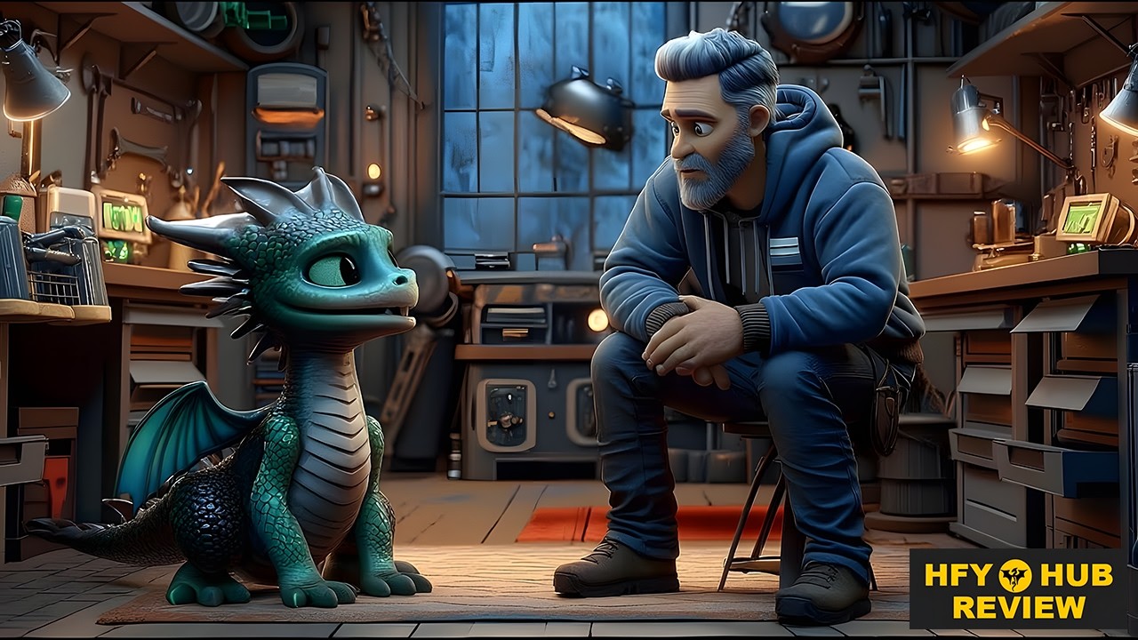 Human Soldier Adopted a Wild Dragon Kid and Decided to Teach Him Real Discipline