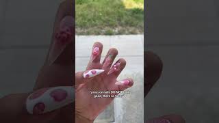 i'd say otherwisee #fyp #pressonnails #relatable #naildesigns