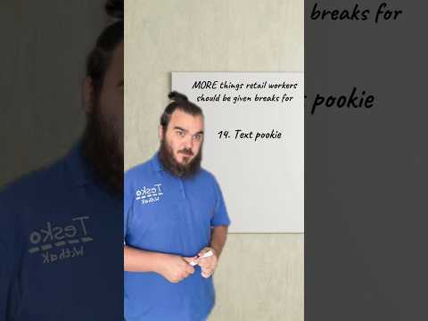 MORE things retail workers should be given breaks for | Retail Life #retail #shorts