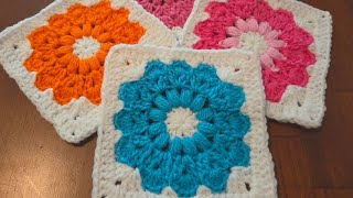 Flower Granny Square | Crochet Tutorial | Craft
