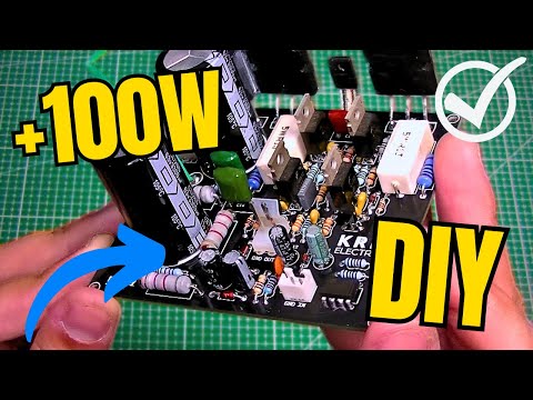 INCREIBLE Amplificador de +100W RMS con solo 2 TRANSISTORES! | PCBWay