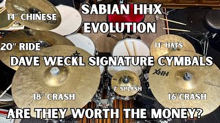 Sabian HHX Evolution Dave Weckl Signature Cymbals. Review and play. Are they worth the big $$$’s? 