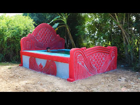 How To Build Bed Swimming Pool [Full Video]