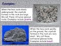 Types of Rocks and Their Properties