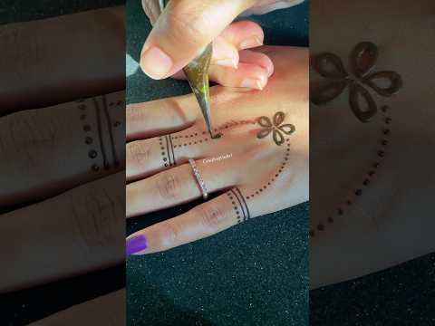 Beautiful aesthetic Mehndi design //Mehndi design simple and easy #mehndi #henna