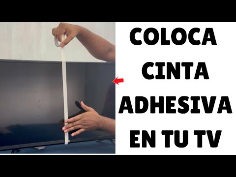 📺¡Pon a funcionar tu TV con cinta adhesiva!😱