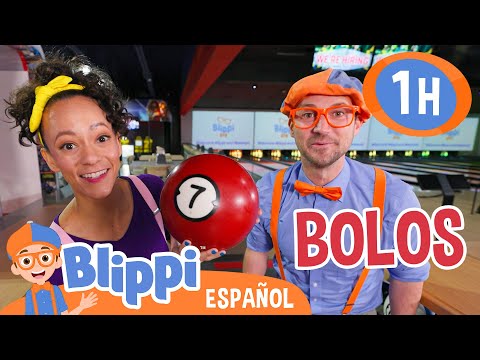 Vamos a los bolos con Blippi y Meekah 🎳| Blippi Español | Videos educativos para niños