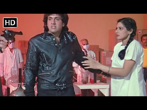 Gair Kanooni CLIMAX SCENE | Govinda, Sridevi, Rajinikanth, Kimi Katkar, Ranjeet, Kader Khan