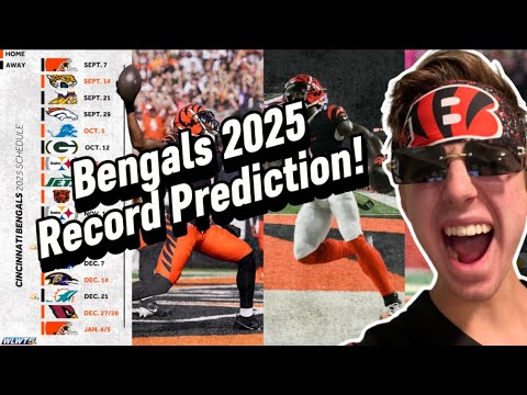 My Cincinnati Bengals Official Record Prediction!