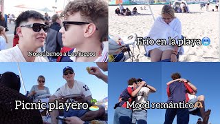 Nos fuimos a la playa el 10 de mayo👸🏼 - mi esposo  gringo celoso👨🏼‍🦱🤫