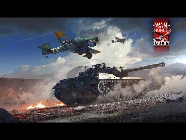 War Thunder Simulator Battles | Panzer IV/70(A) + Fw 190 A-5