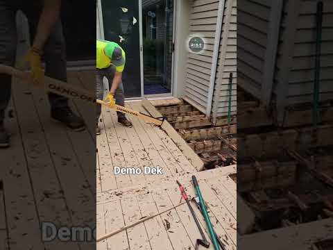 Remove Deck Boards #shorts #demodek