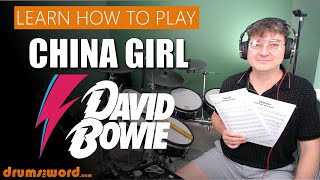 ★ China Girl (David Bowie) ★ Drum Lesson PREVIEW | How To Play Song (Omar Hakim)
