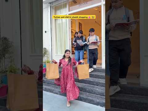 Tuition wali didi ki shaddi shopping 👩‍🏫 #shorts #sejalgabashorts #tuition #teacher