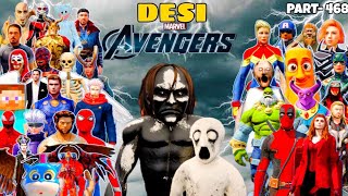 DESI Avengers Leaving Their Galaxy Behind in Fear of DARK GOD INFINITY in GTA 5 | GTA V #468 