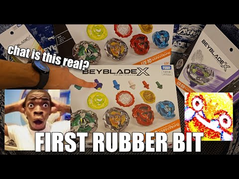 FIRST RUBBER BIT! Beyblade X UX-10 Customize Set Unboxing