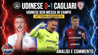 UDINESE - CAGLIARI 0-1 UDINESE BEN MESSA IN CAMPO, VITTORIA EPISODICA