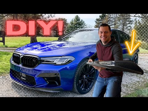 How To Install a Carbon Fiber F90 M5 CS Lip!