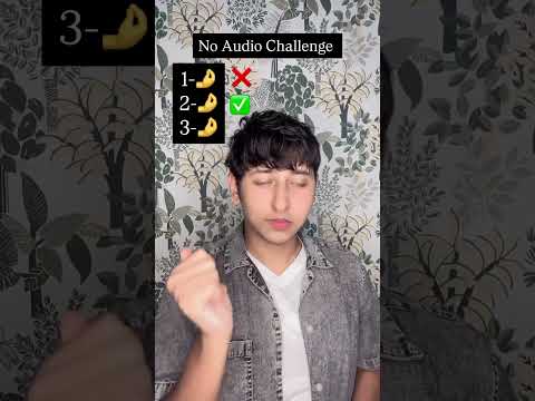 No Audio challenge #shorts