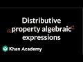 Applying the Distributive Property in Algebraic Expressions