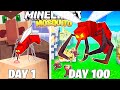 Surviving as a Mosquito in Minecraft