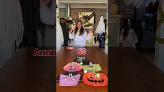Halloween bounce challenge!! #familygamenight #halloweengames