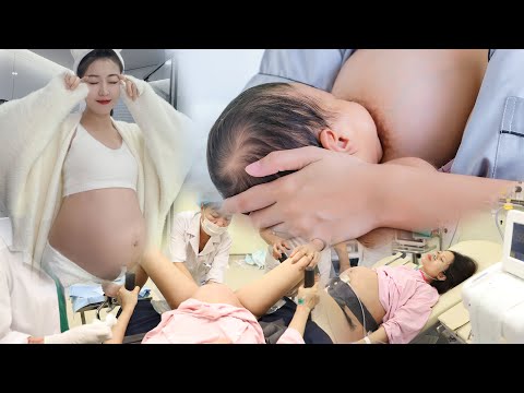 Overcoming 1000km to give birth. happy mother in tears | NATURAL BIRTH