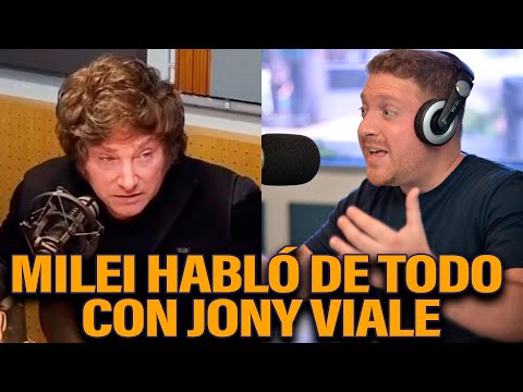 MILEI HABLÓ DE TODO CON JONY VIALE EN RADIO RIVADAVIA | URGENTE MILEI