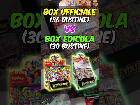 BOX EDICOLA vs BOX NEGOZIO - Carte Pokemon Megaevoluzione