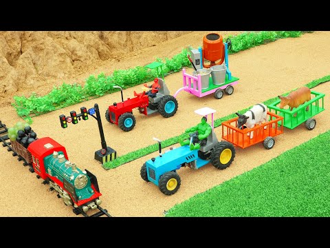 Diy tractor mini Bulldozer to making concrete road | Construction Vehicles, Road Roller