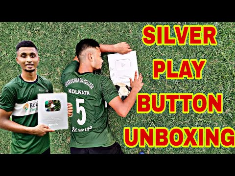 YOUTUBE SILVER PLAY BUTTON UNBOXING 🥈🥈