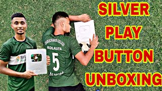 YOUTUBE SILVER PLAY BUTTON UNBOXING 🥈🥈