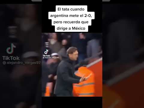 El tata cuando argentina mete 2 goles a México 😂🤦‍♀️🇲🇽🫶♥️