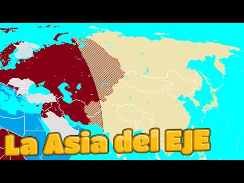 ¡Cual habría sido la frontera entre Alemania y Japón si hubieran ganado?