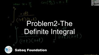 Problem2-The Definite Integral