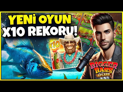 SLOT OYUNLARI💥BİGGER BASS SPLASH💥YENİ OYUN X10 REKORU! #slot #slotoyunları #casino