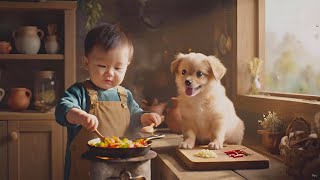 The Baby Who Saved a Wet Puppy – (Baby saves dog) A Cozy Tale of Friendship 🐶👶✨ | @cutext