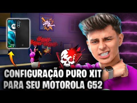 SAIU 🤯 MELHOR SENSIBILIDADE E DPI MOTO G52 NOVA ATUALIZAÇÃO FREE FIRE 2025