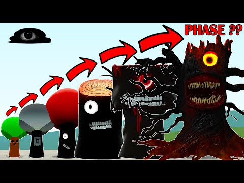 NEW ALL PHASES 1-10 EVOLUTION OF MR TREE SPRUNKI In Garry's Mod!