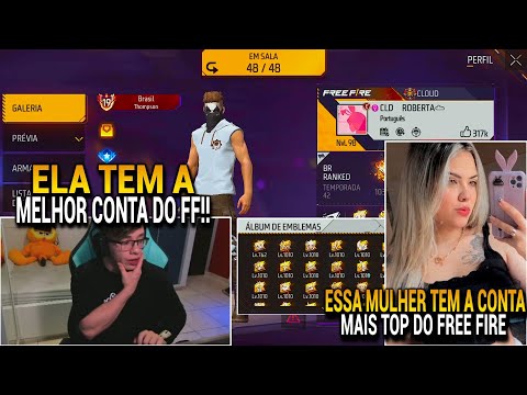 APELAPATO AVALIOU A MELHOR CONTA DO FREE FIRE E FICOU IMPRESSIONADO, CONTA DA CLD ROBERTA!!